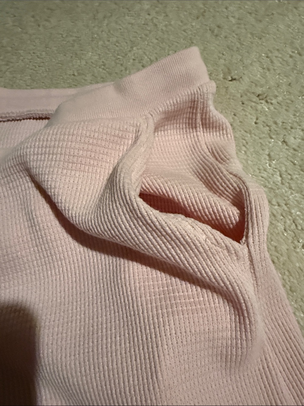 GapBody Soft Ribbed Wide-Leg Pajama Pants - Light Blush - Picture 5 of 10